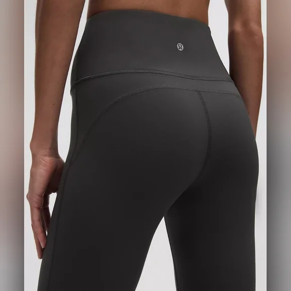 Lululemon Athletica Groove Nulu Super High-Rise Grey Flare Pant Size 6 - Picture 4 of 12